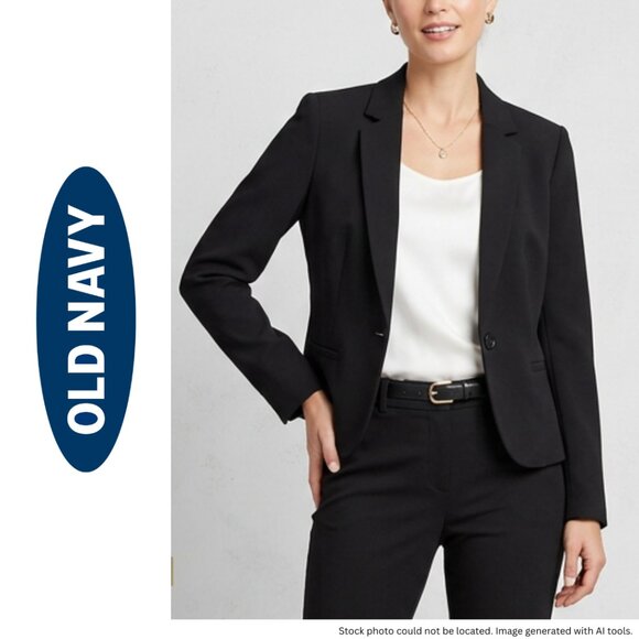 Worthington Jackets & Blazers - Worthington Women's Large Black Double Breasted Blazer Structured Jacket